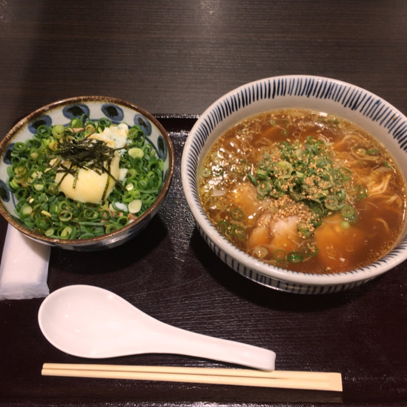 とりそば,とりねぎ丼(とりそば太田 天満屋店 )
