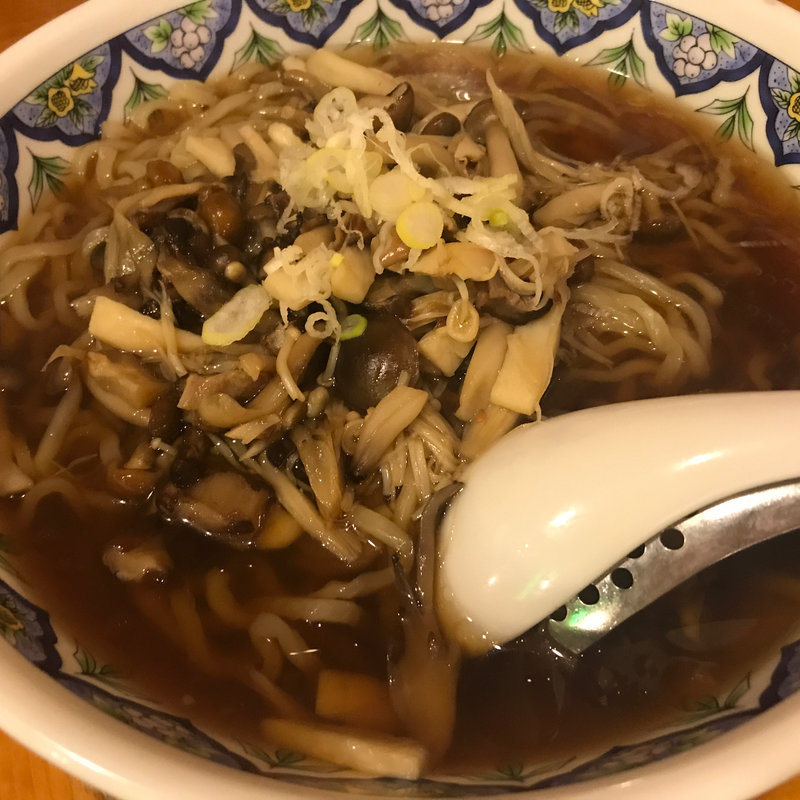 きのこそば(中国ラーメン揚州商人 新横浜店)