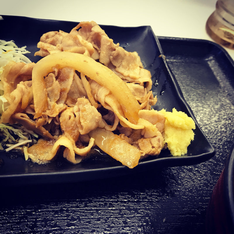 豚生姜焼き定食(並盛)(吉野家 曽根崎東店 )