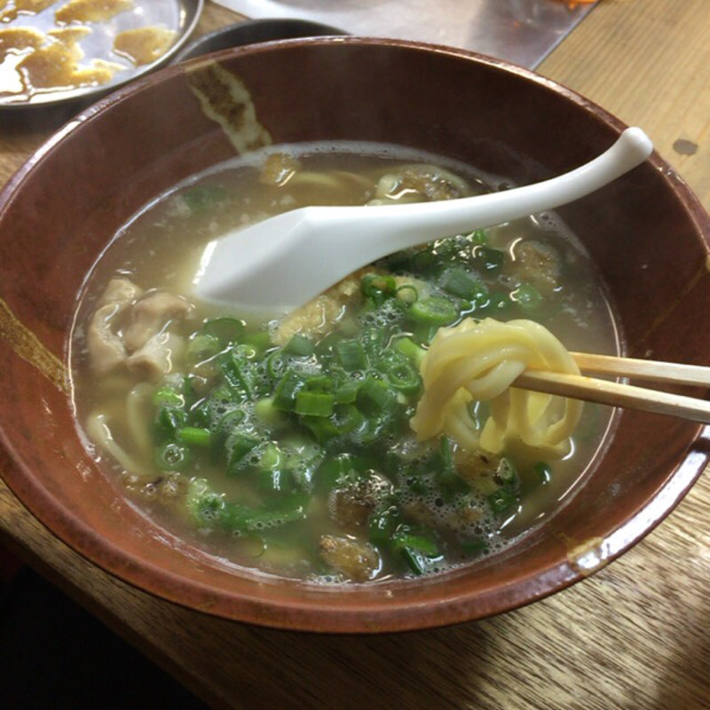 豚かすホルモンそば(乃ノ家)