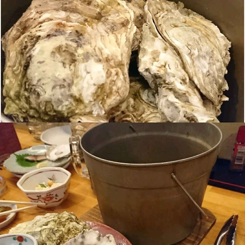 カキのバケツ焼き(ハーフ)(天武 )