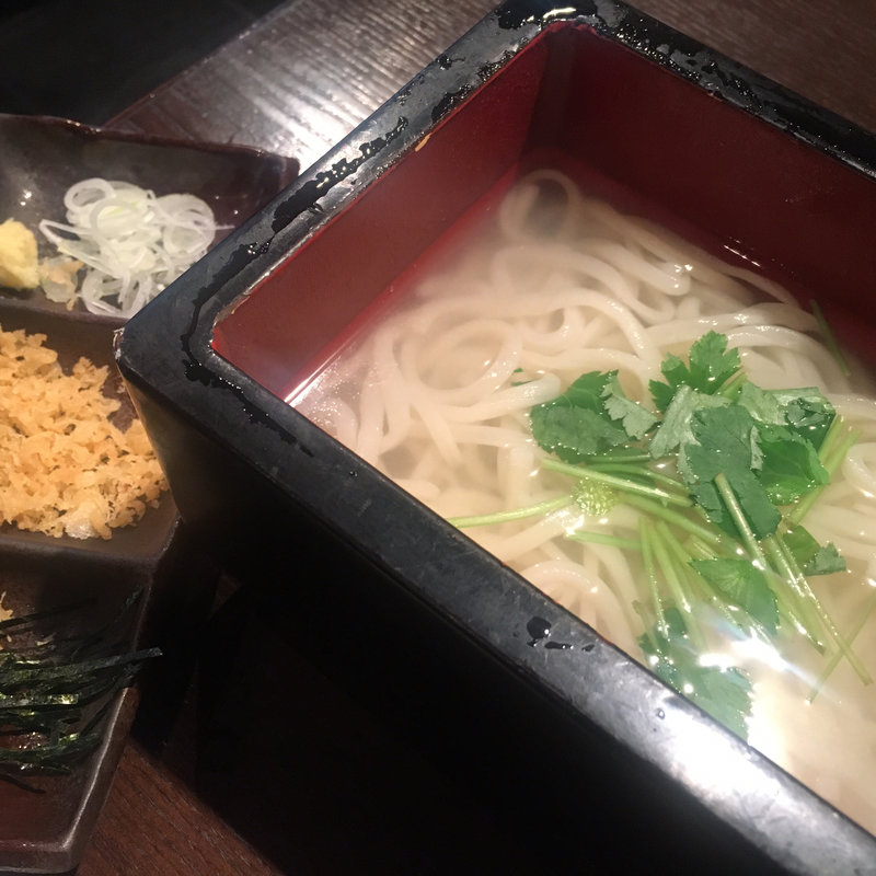 釜揚げうどん(手打蕎麦割烹 山せみ)