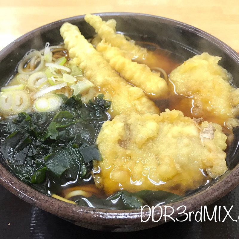 豚天姫竹そば(ゆで太郎　築地店)