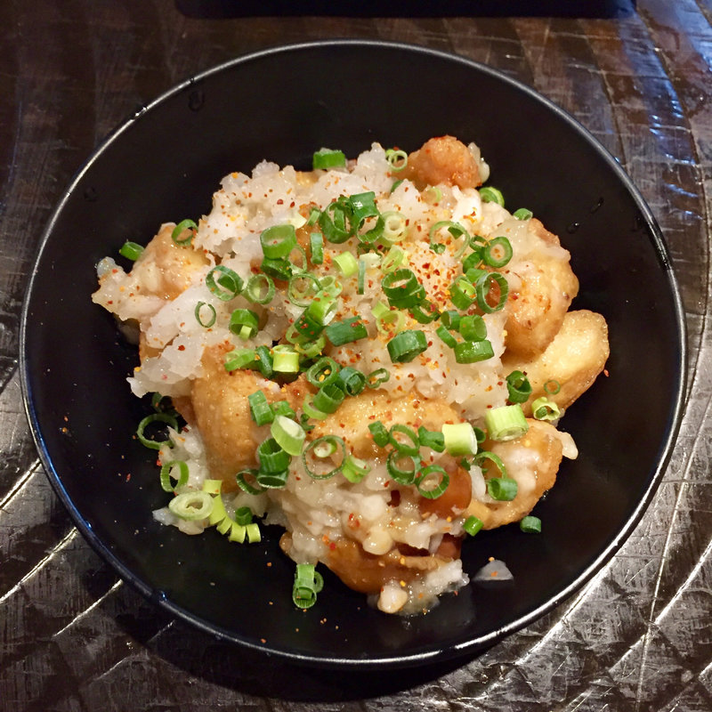 なめことぼんじりの鬼おろし和え(博多満月 八丁堀店 )