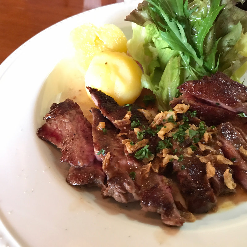 肩ロースのステーキ(仙人掌)