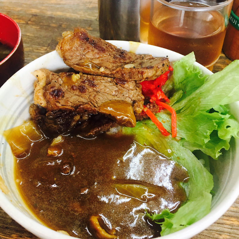 ステーキ丼(さかえや )