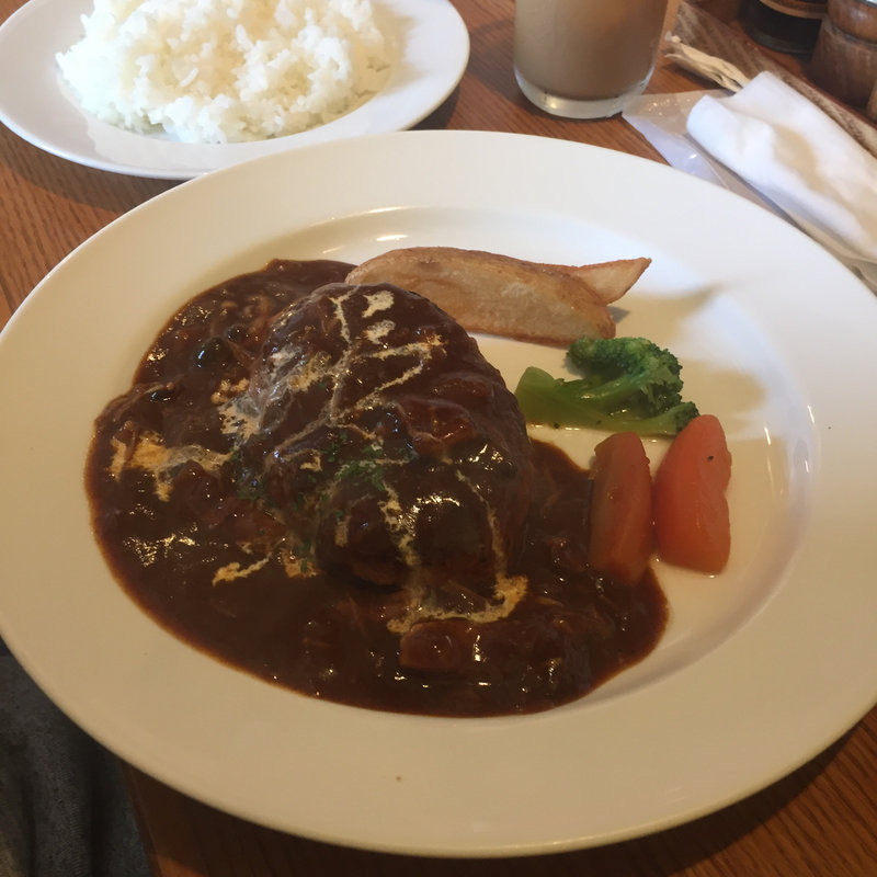 きのこハンバーグランチ(グリルラパン)