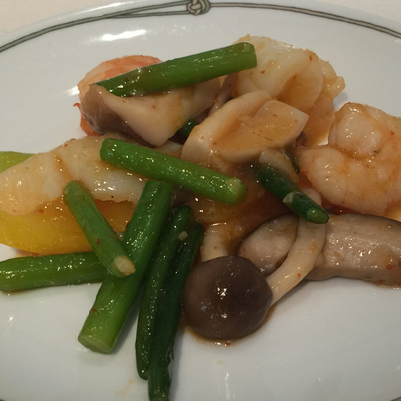 魚介の広東風　辛味炒め(中国料理 美麗華 （チュウゴクリョウリ ビレイカ）)