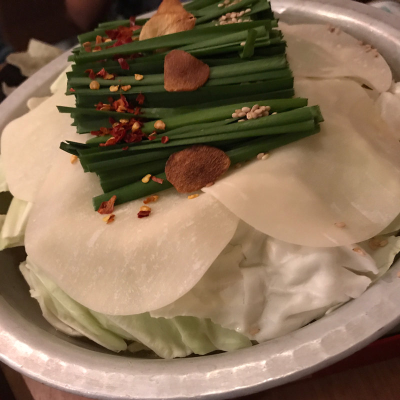 もつ鍋 醤油味(博多もつ処 東屋あずまや)