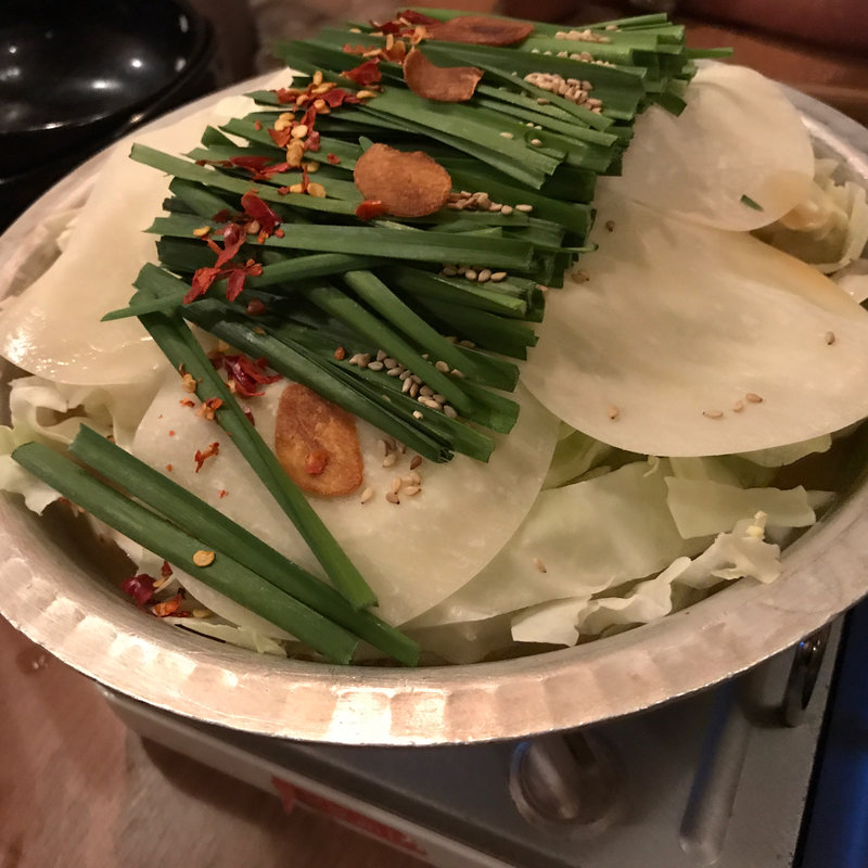 もつ鍋 九州味噌味(博多もつ処 東屋あずまや)