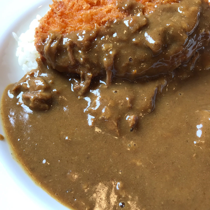 ビーフソースの海老カツトッピング(CoCo壱 江川店)