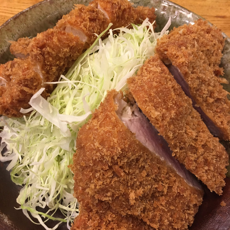 ダブルかつ定食