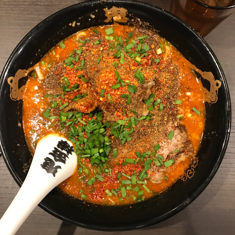 カラシビ味噌らー麺+カラ鬼殺し+シビ鬼殺し(カラシビ味噌らー麺 鬼金棒 （キカンボウ）)