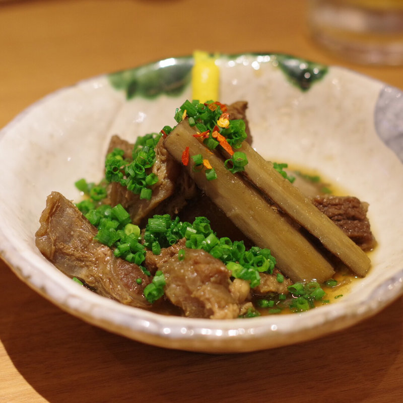 牛スジ煮込み(博多もつ鍋 おおやま 博多デイトス店)