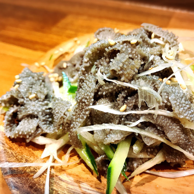 センマイ刺(もつ焼き勝利はなれ)