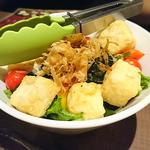 ヘルシーな豆腐サラダ(北海道厳選居酒屋 仲町ガバチョ 鉄板串焼店)