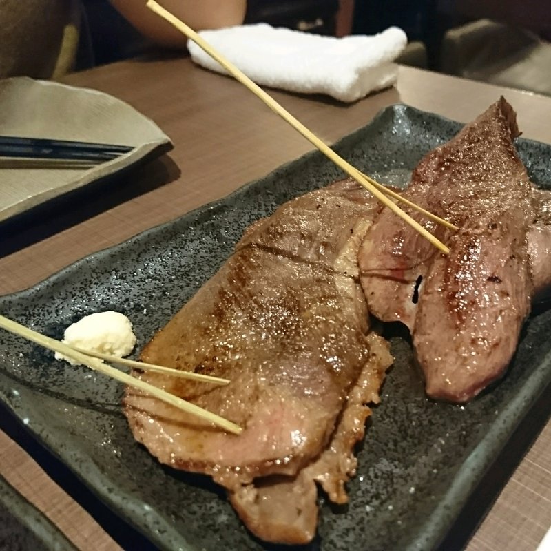 大判牛タン(北海道厳選居酒屋 仲町ガバチョ 鉄板串焼店)