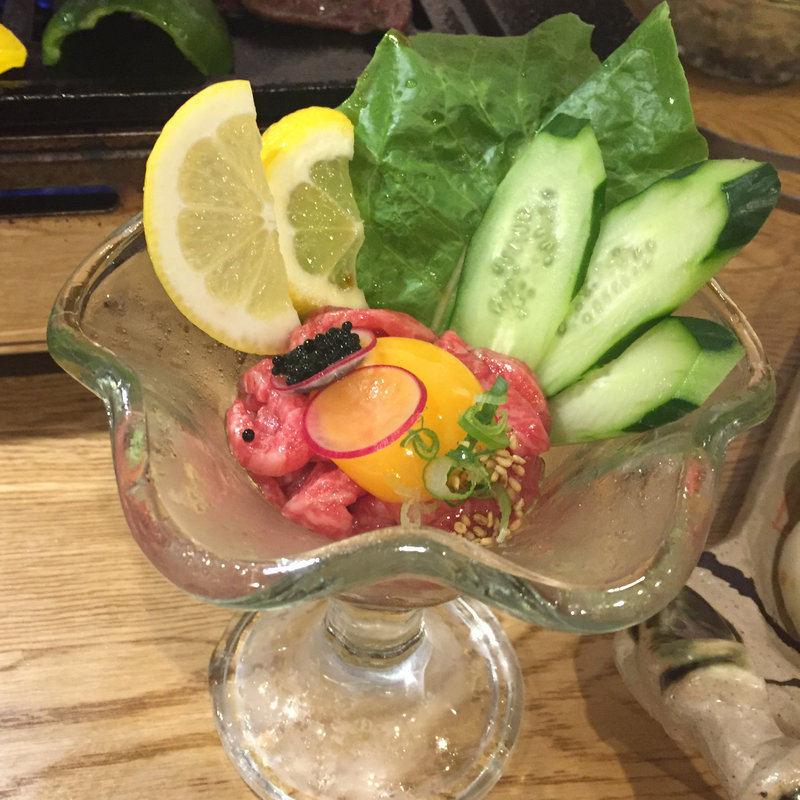 和牛 生ユッケ(焼肉らんど)