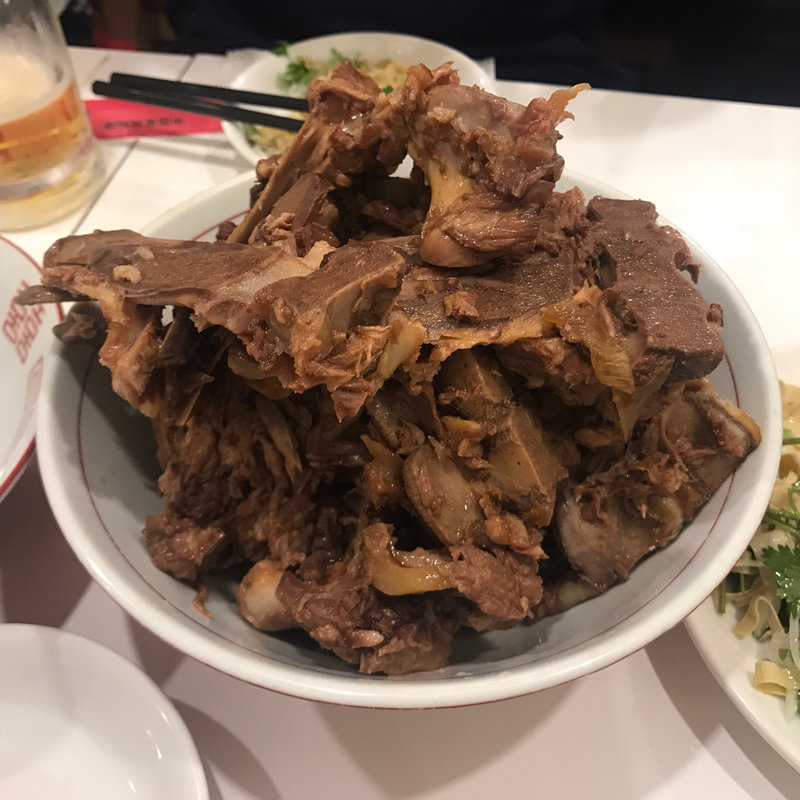 豚背骨の醤油うま煮(味坊 （アジボウ）)