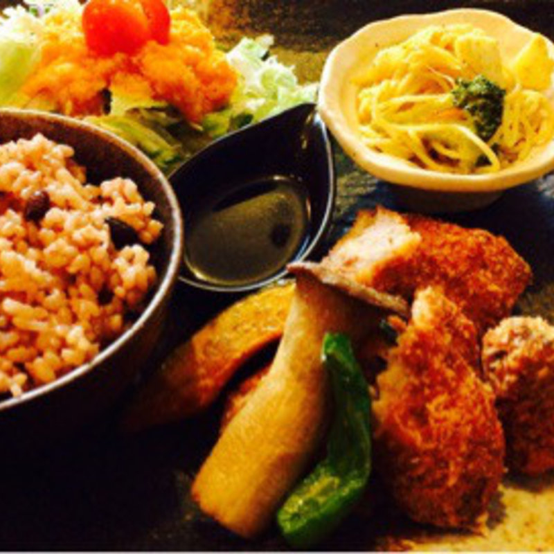 マグロのテールフライランチ(和楽カフェ)