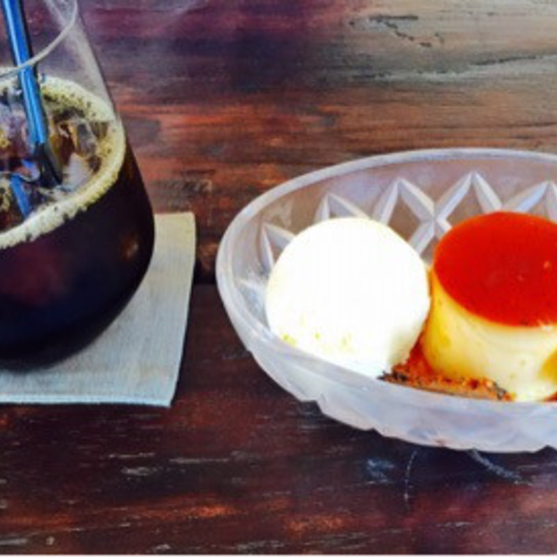 プリンアラモード(カフェブラン)