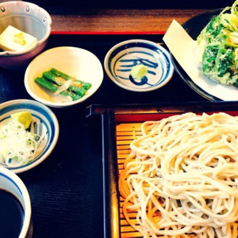 かき揚げ天そば(手打ちそば 弥栄 （いやさか）)