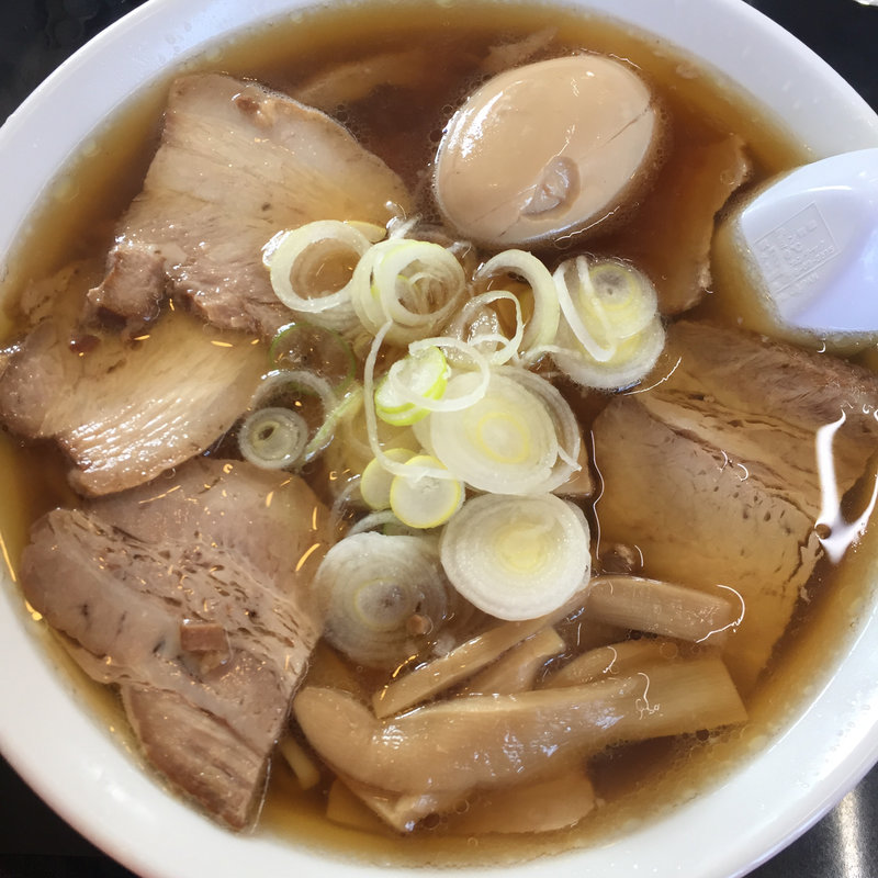 和豚トロチャーシューあぶり焼きラーメン(喜多方ラーメン　来夢 猪苗代店)