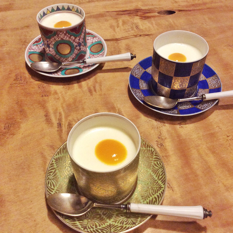 ヨーグルトのムース(韻松亭)