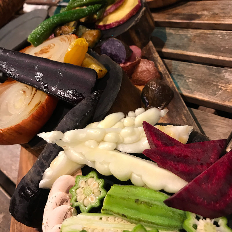 バーニャカウダー、白いゴーヤ(WE ARE THE FARM （ウィーアーザファーム）)