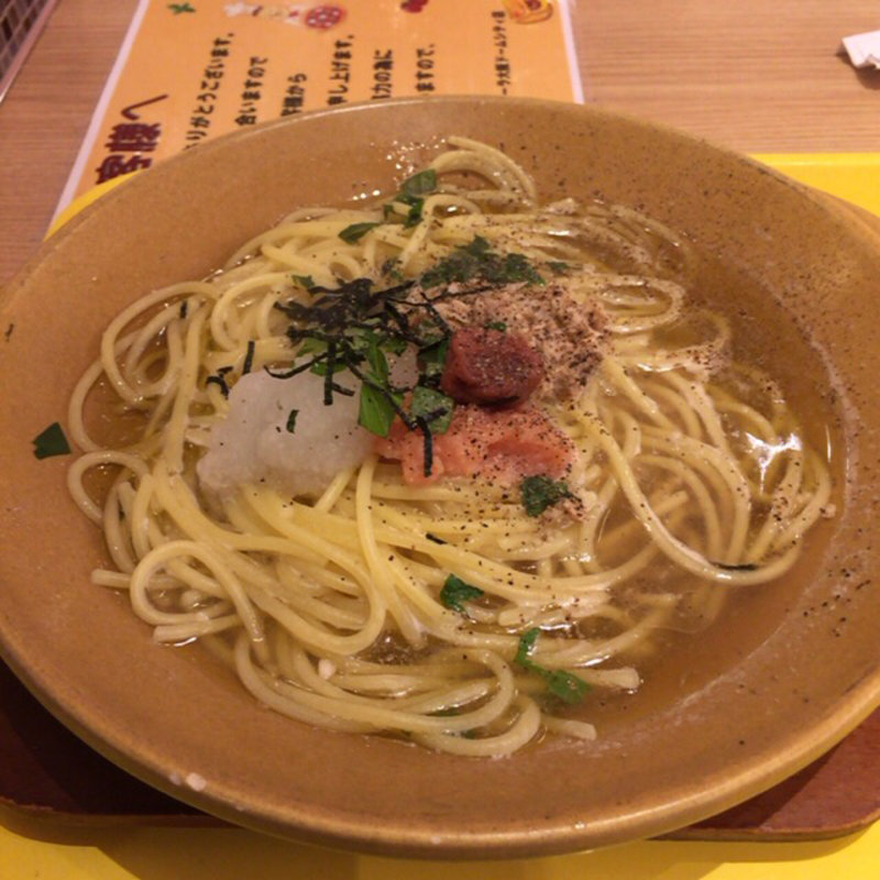 梅風味のツナおろしと明太子(パルメナーラ イオンモール大阪ドームシティ店)