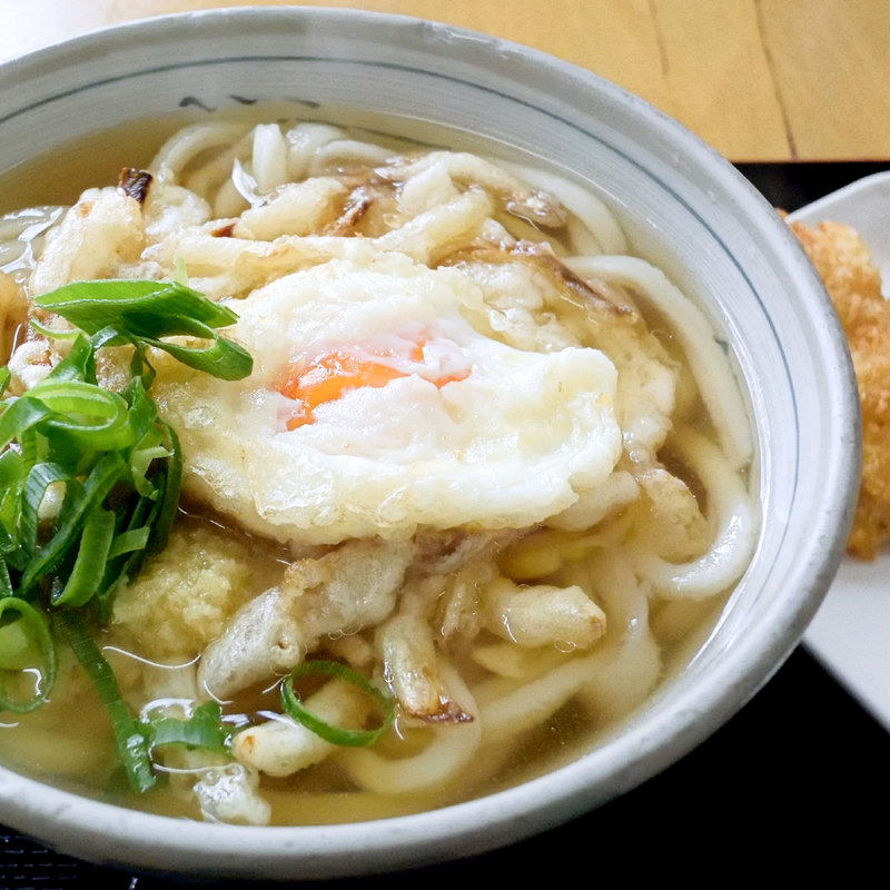 かけ+玉天(かざしうどん （【旧店名】手打うどん 黒田）)