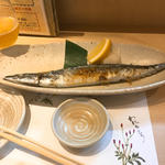 秋刀魚の塩焼き(北海道)