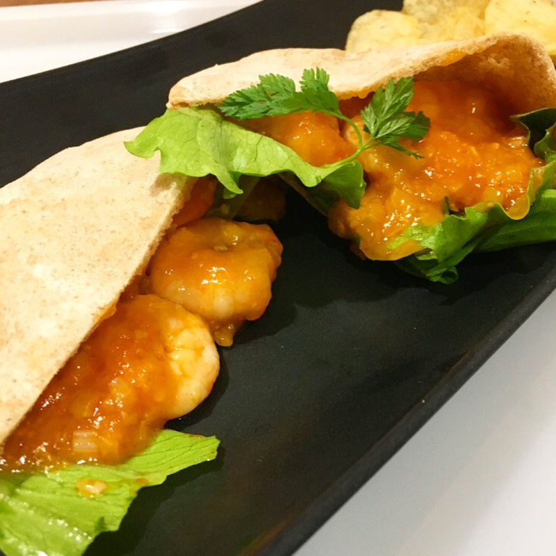 車海老のチリソース(京都プルミエベーカリーマーケット)