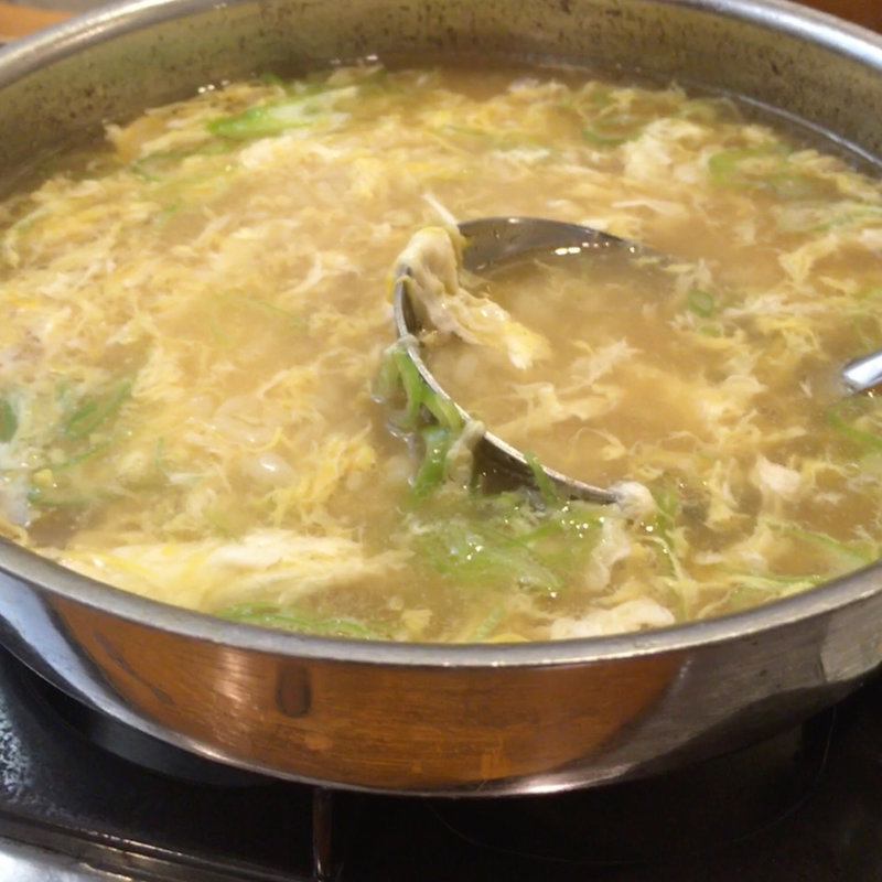 雑炊(鴨と葱 淀水二行)