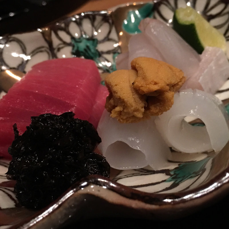 中とろ 紫雲丹 剣先烏賊 平目 (まき村)