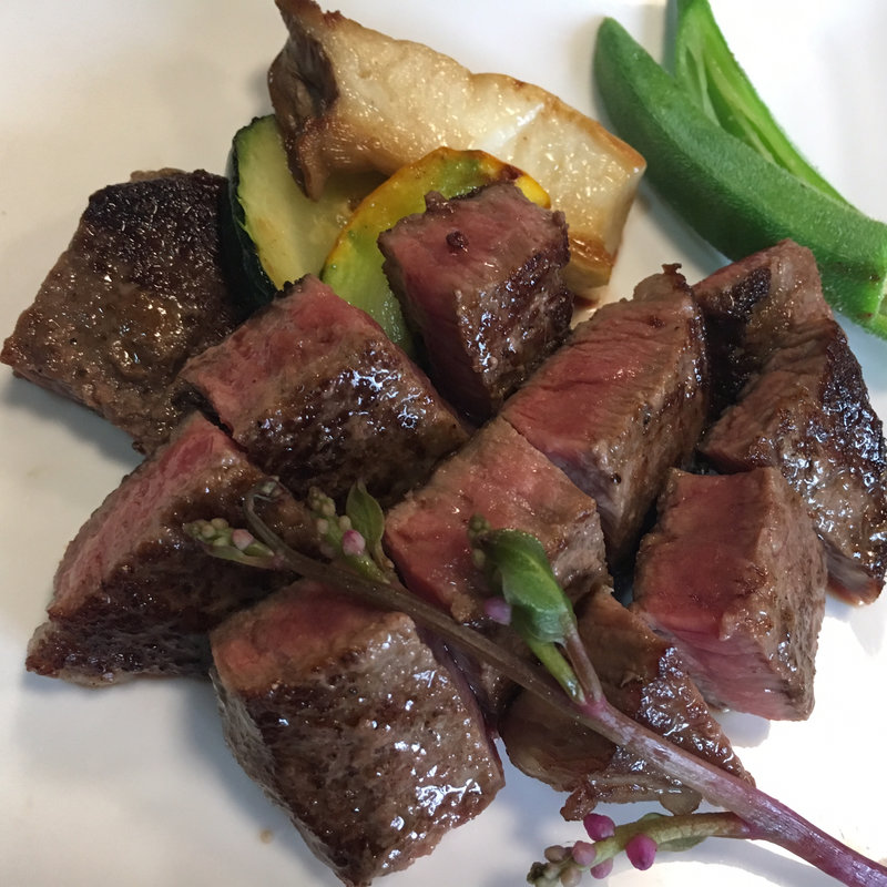 ステーキランチ(大和榛原牛 うし源 本店 （ヤマトハイバラギュウウシゲン）)