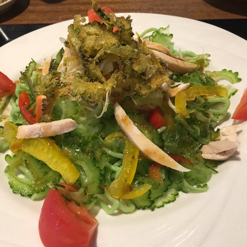 ゴーヤそばサラダ(サバニ船)