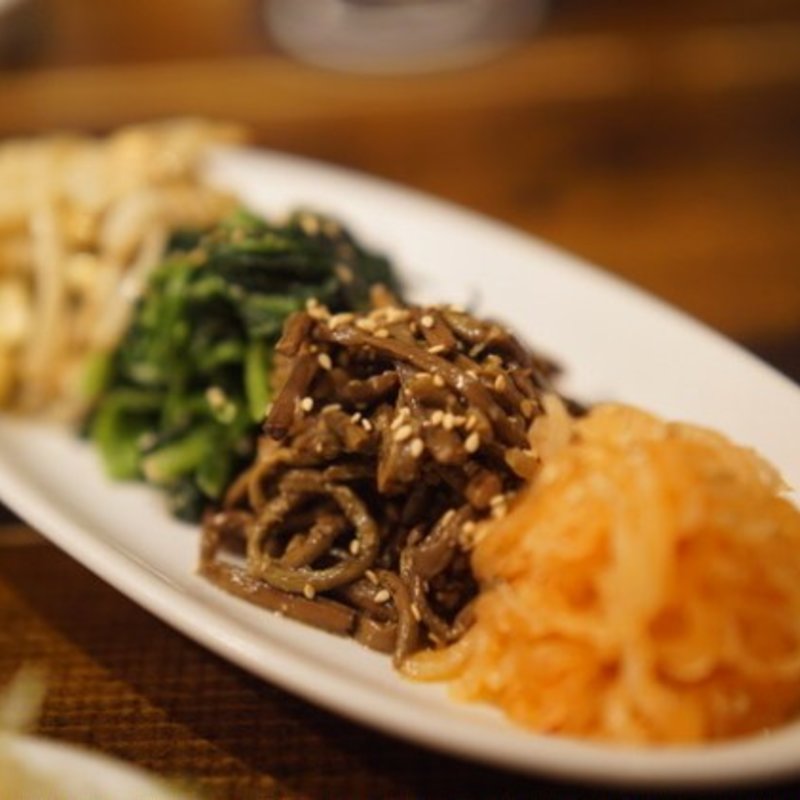 ナムルの盛り合わせ(焼肉×バル マルウシミート 銀座2丁目店)