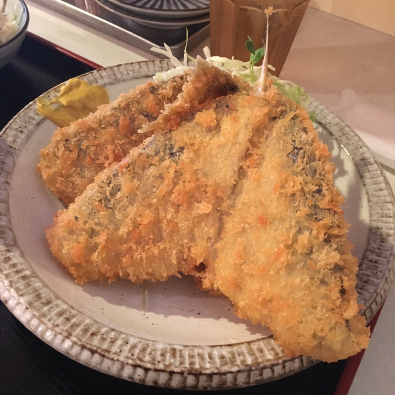 アジフライ定食(横田酒場 （よこたさかば）)
