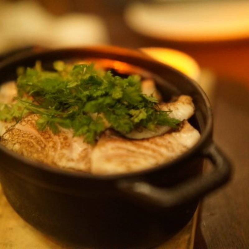 イワシ・アサリ・枝豆のストウブ飯～みょうがラビゴット(大衆ビストロジル)