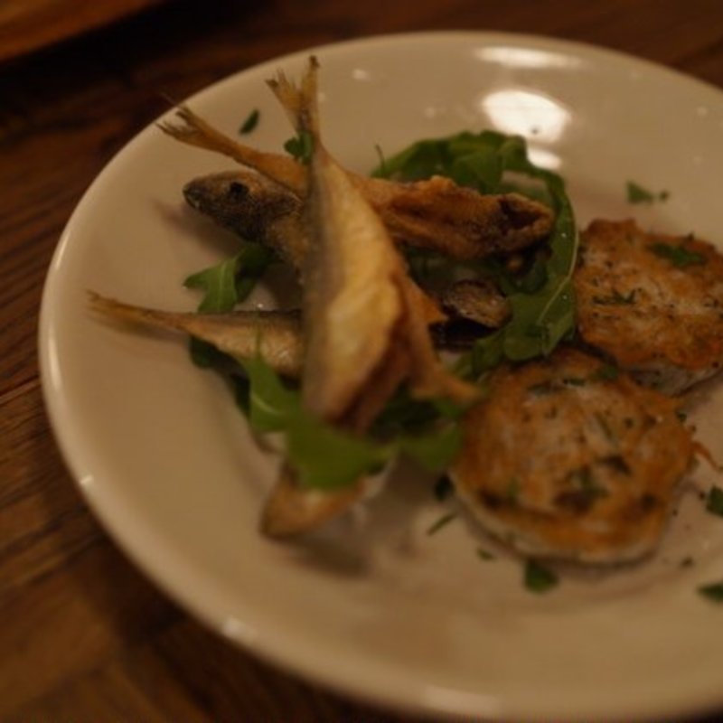 シラスパン粉焼き 小魚のフリット(ピスカリア （Piscaria）)