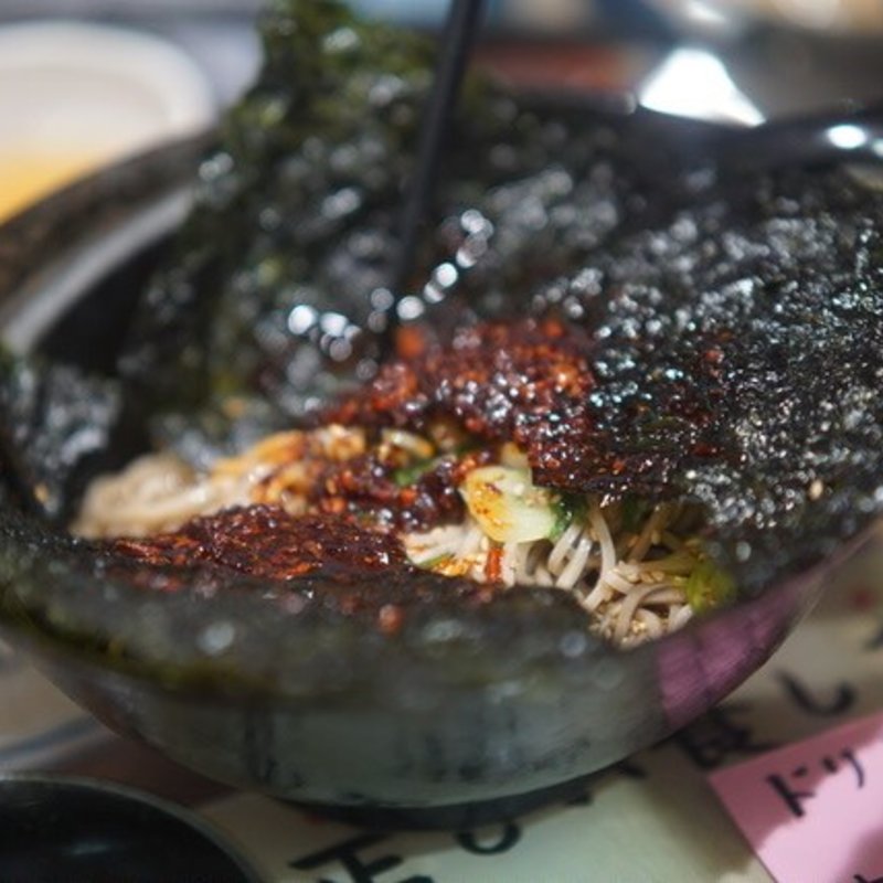 冷やし豚ラーそば(そば助 北千住店)