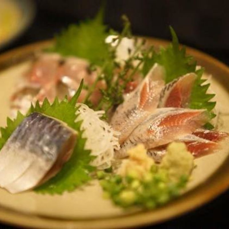 青魚の盛り合わせ(いわし料理の店 味楽)