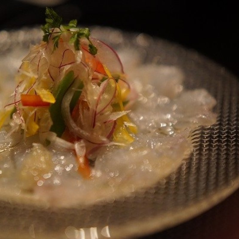 旬魚 和風カルパッチョ(美神鶏 )