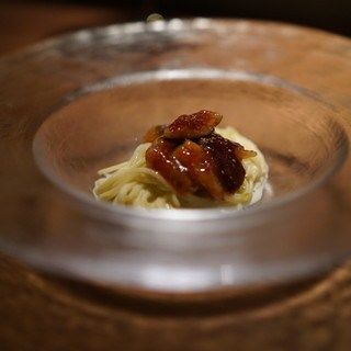 いちぢくとゴルゴンゾーラの冷製カッペリーニ(Osteria da K.[kappa]  （オステリア ダ カッパ）)