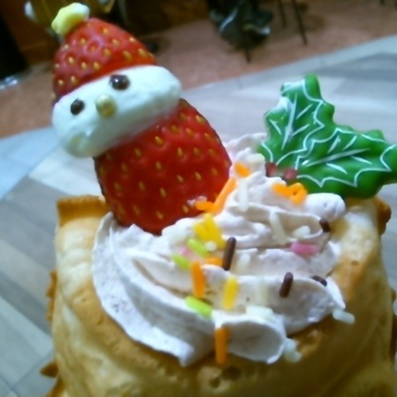 苺サンタ(鯛パフェ)
