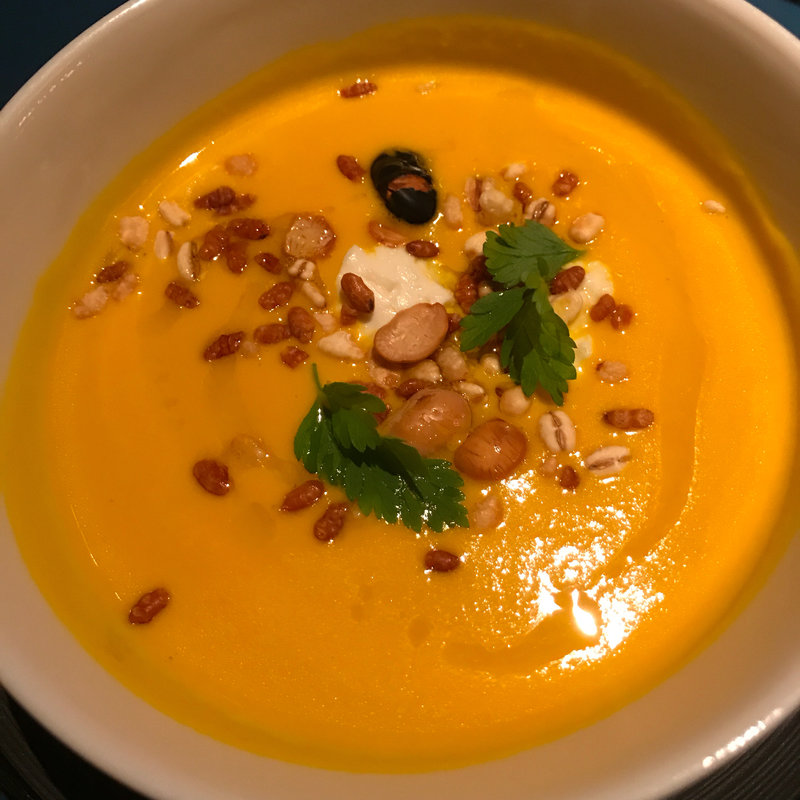 キャロットとリコッタチーズのポタージュ(ブルーノート東京 （ブルーノートトウキョウ）)