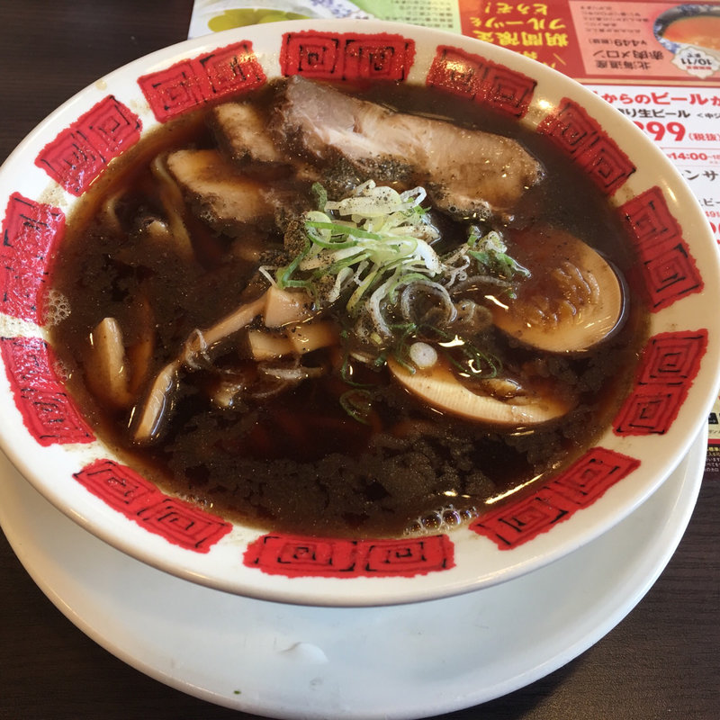 富山ブラックラーメン(バーミヤン 調布つつじケ丘店)