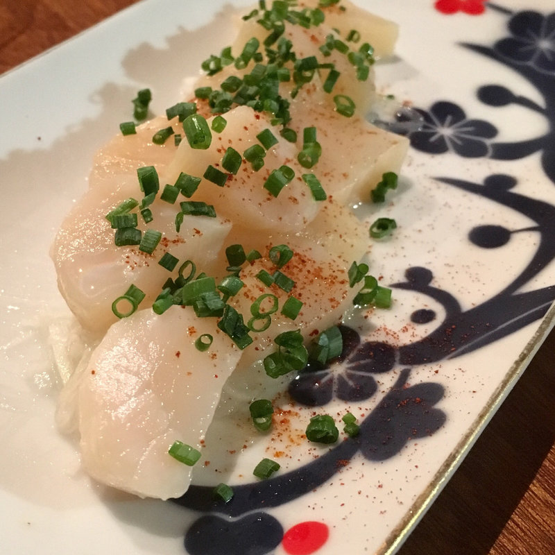 平貝のカルパッチョ(コノ花まひろ )