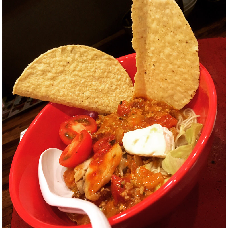 タコスラーメン(博多とんこつ ばり 岡山駅前店 )